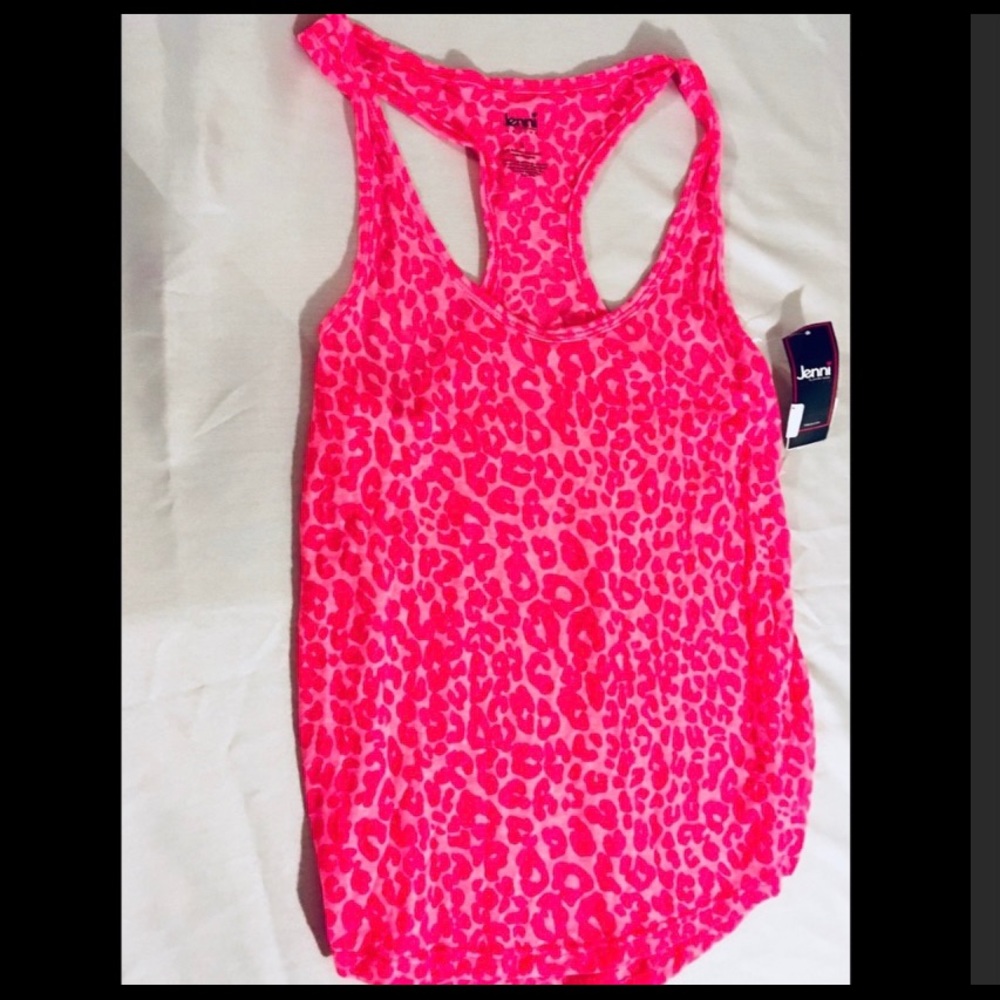 🛍 Hot Pink Tank Top Size Medium New W/Tags